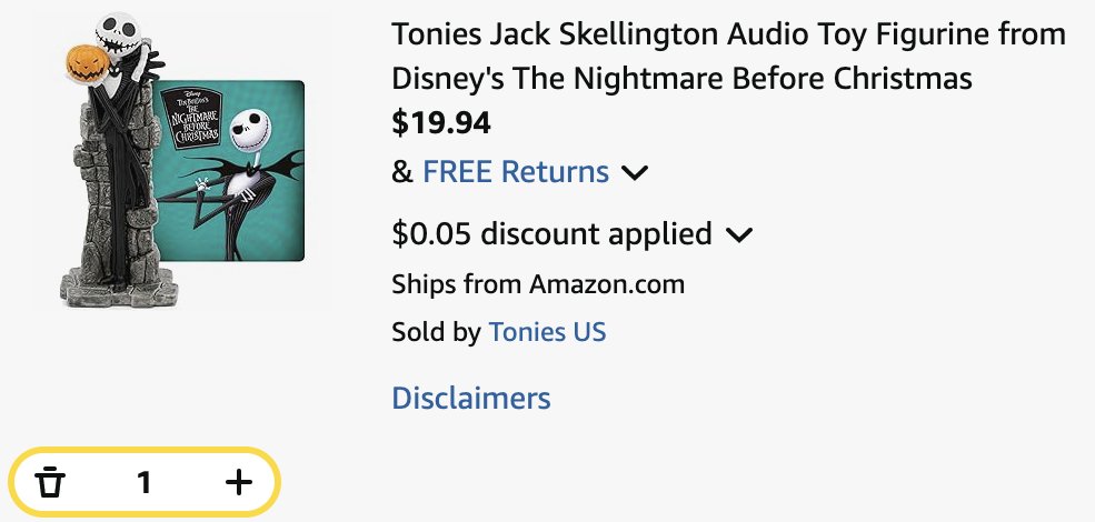 IN STOCK IF YOU HURRY! TONIES JACK SKELLINGTON

$19.94 #ad 

mavely.app.link/e/FE6zrfi7AYb