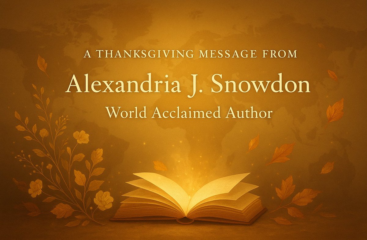 Ms. Alexandria J. Snowdon, Award Winning Author tweet media
