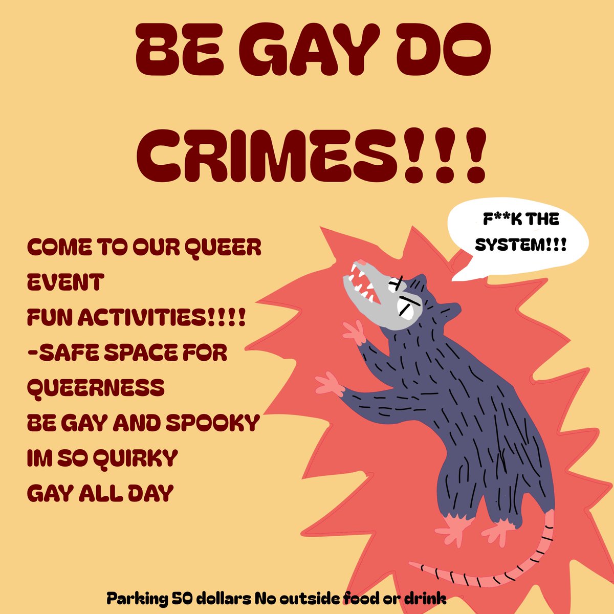 femrotter's tweet image. You know the function is gonna be ass when this is the promo they post on Instagram