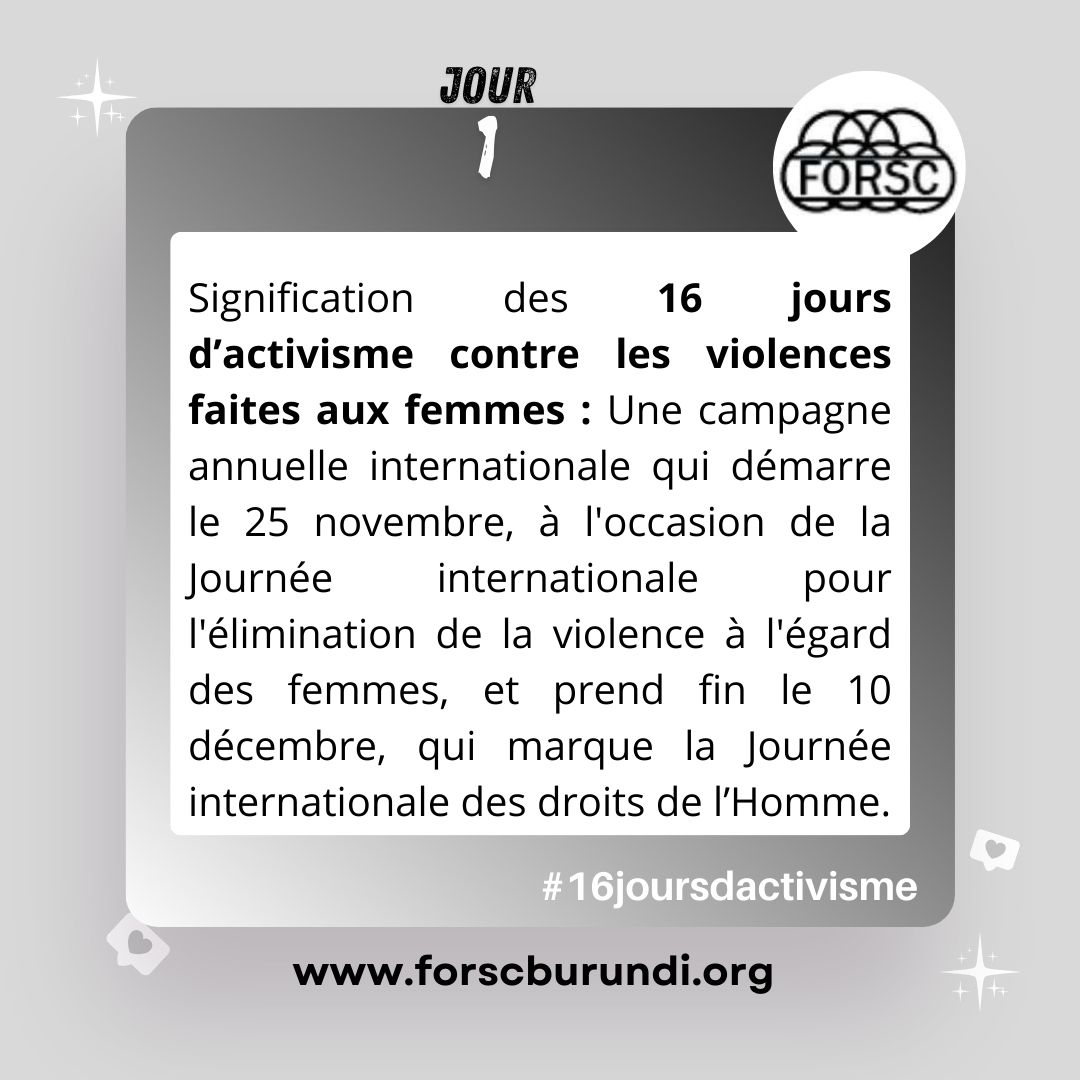 FORSC_BURUNDI's tweet image. #Burundi La discrimination de la femme les vulnérabilise a plus d’un titre. 
#16joursdactivisme
@AfricaDefenders @EurAc_Net @UN_Women @hrdburundi @FOCODE_ @RcpBurundi @LigueIteka @ProtectionInt @UNHumanRights