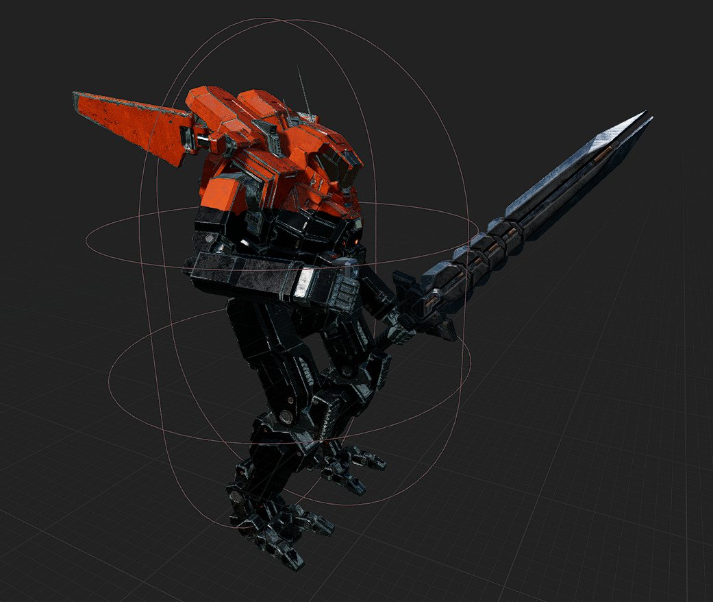 The SDR-8XR , the only Spider in battletech lore to able to wield a sword. #mechwarrior #mechwarrior5 #mw5