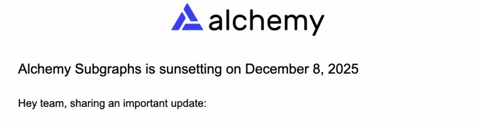 SubQueryNetwork's tweet image. Alchemy is sunsetting its Subgraph business.

Deploy your Subgraph on the decentralised SubQuery Network, no migration needed.

Deploy your Subgraph with one of our centralised partners like @OnFinality @0xZeeve, no migration needed.

Deploy your way. Don&apos;t stress about your…