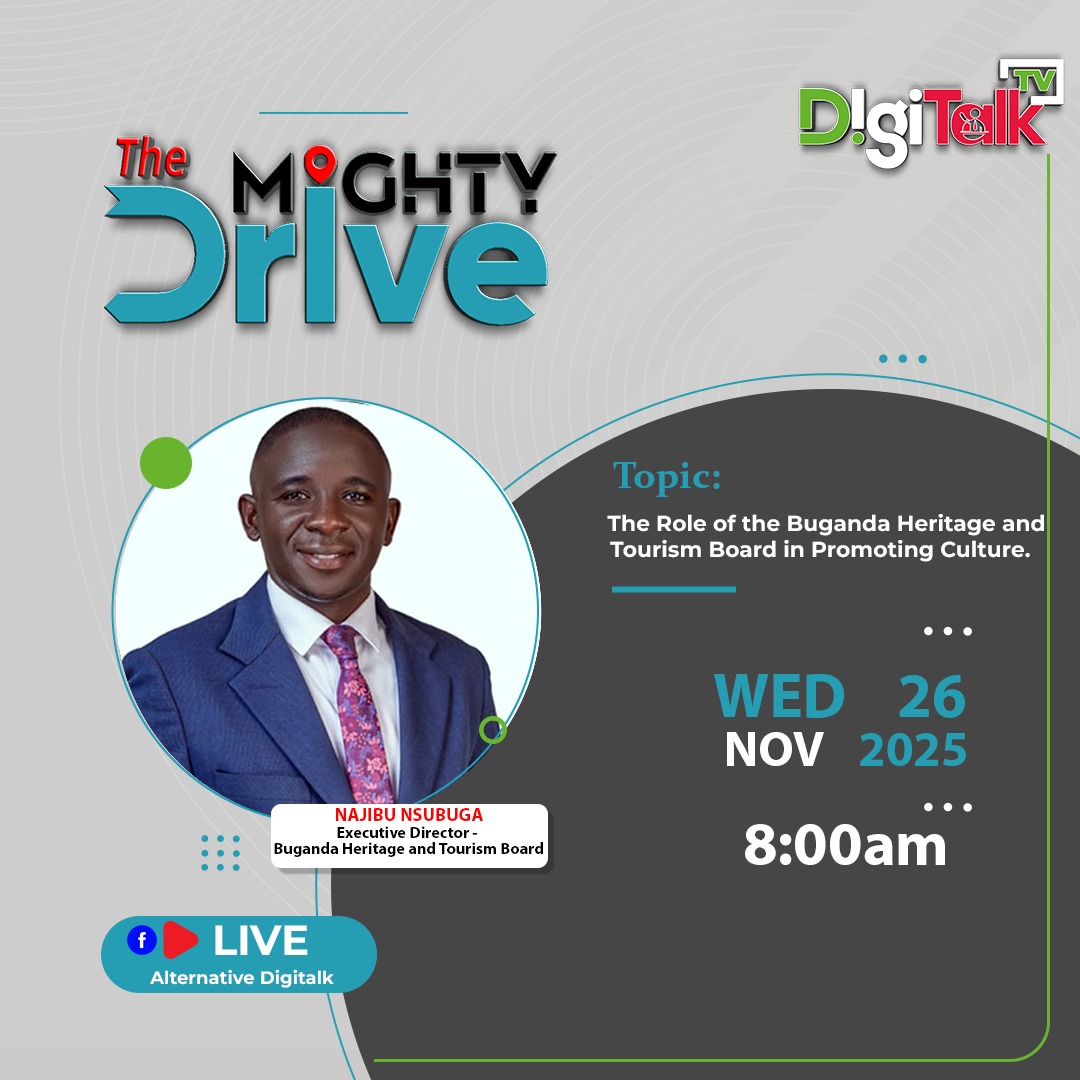 This Wednesday, November 26, on #TheMightyDrive show at 8am, we are having Mr. <a href="/NajibSsekikubo/">Nsubuga Najib Ssekikubo</a>, Executive Director <a href="/TourBugandaUG/">Buganda Heritage and Tourism Board (BHTB)</a>, shares the Role of the Buganda Heritage and Tourism Board in Promoting Culture. Don't miss.