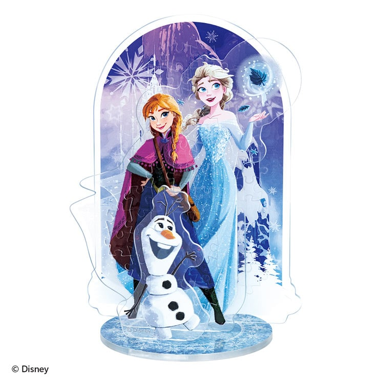 ◇アナ＆エルサ （アクスタポップ） 🧩88ピース アナとエルサが雪と氷