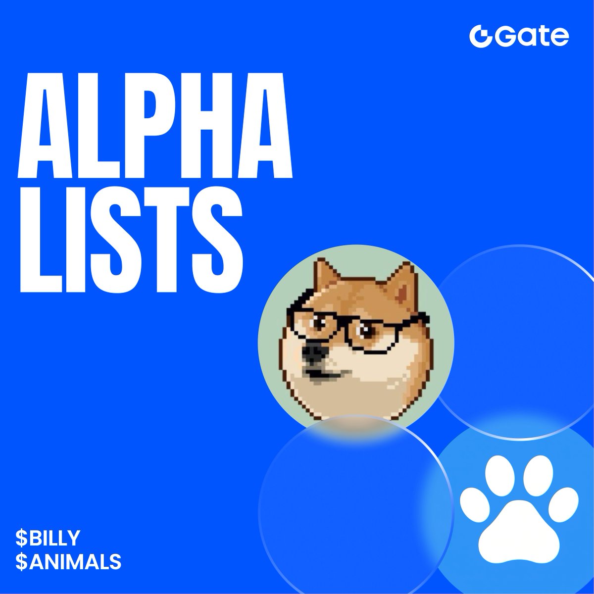 🔥 Fresh listings on Gate Alpha HOT section: $Billy and $ANIMALS

Trade early. Earn Alpha Points.
Stay ahead of the curve. 

Discover the next narrative now on <a href="/GateAlphaHQ/">Gate Alpha</a> — Gate’s one-stop on-chain trading portal  gate.com/alpha