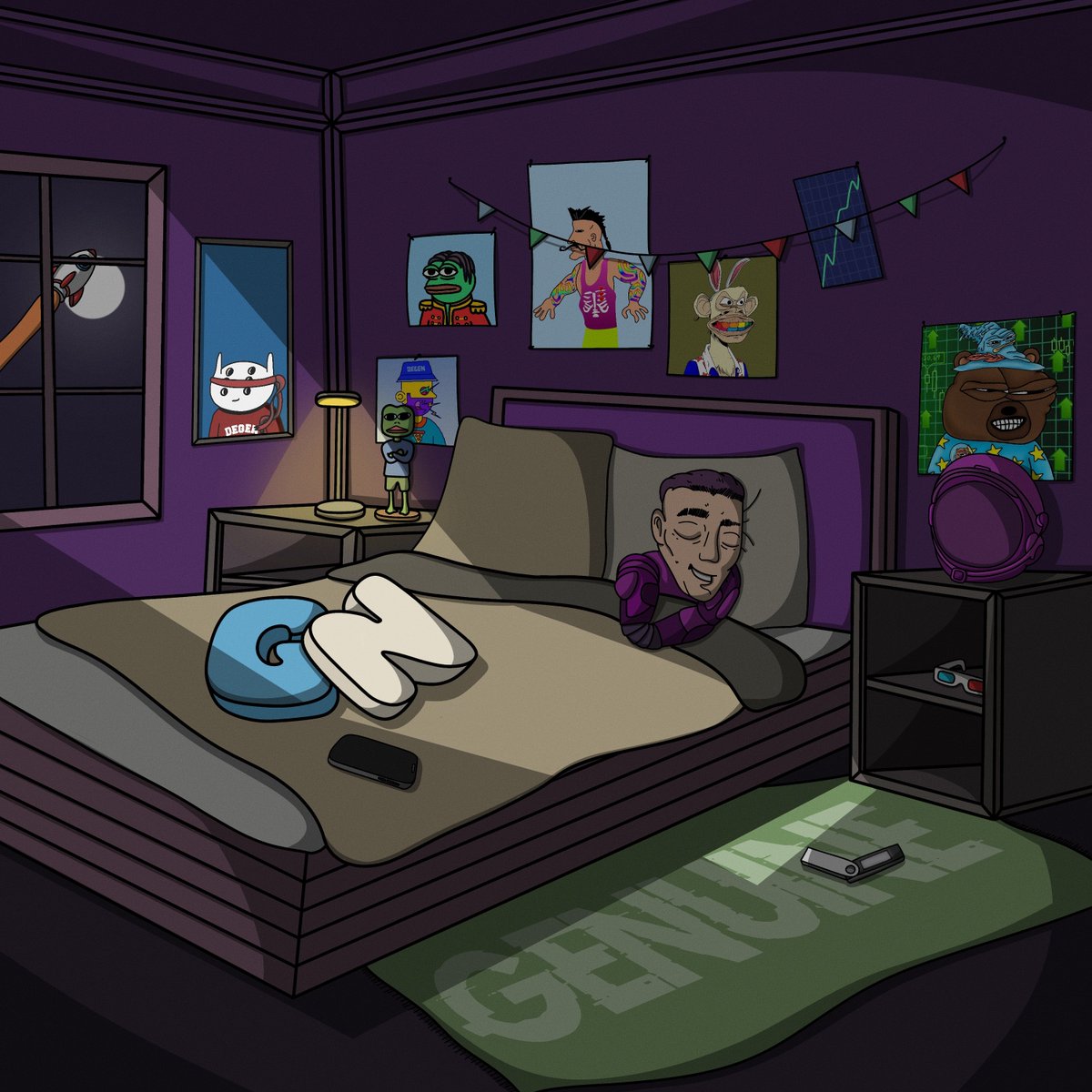 gn friends.

Say it back and I'll see you in the gm 😴