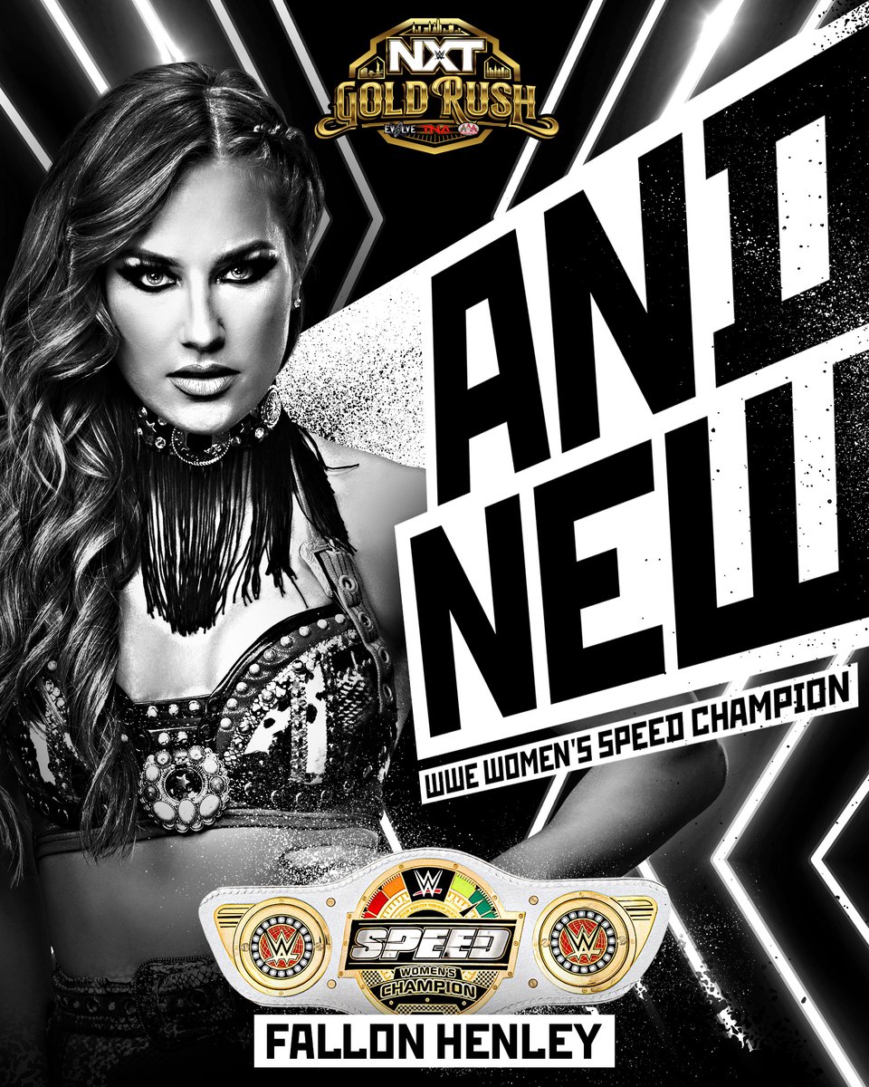 More championship gold to Fatal Influence 🔥

Fallon Henley is the new Women’s Speed Champion!

#AndNew #NXTGoldRush