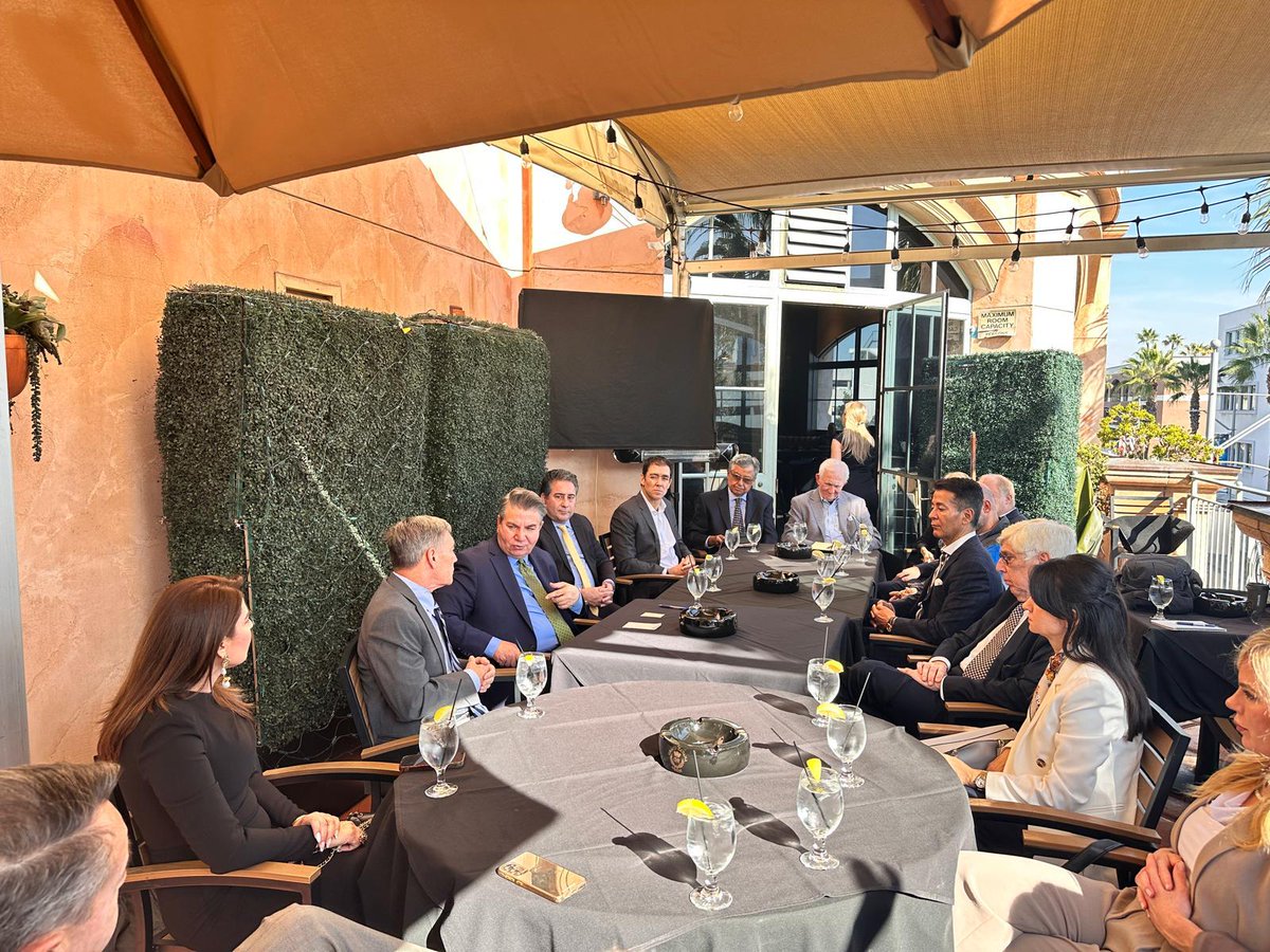 TC_VasingtonBE's tweet image. Ambassador Sedat Önal met with members of the @LosAngelesWAC, where he delivered remarks on Turkish foreign policy, Türkiye–U.S. bilateral relations, and current regional developments. He also addressed participants’ questions and discussed opportunities for cooperation.

//…