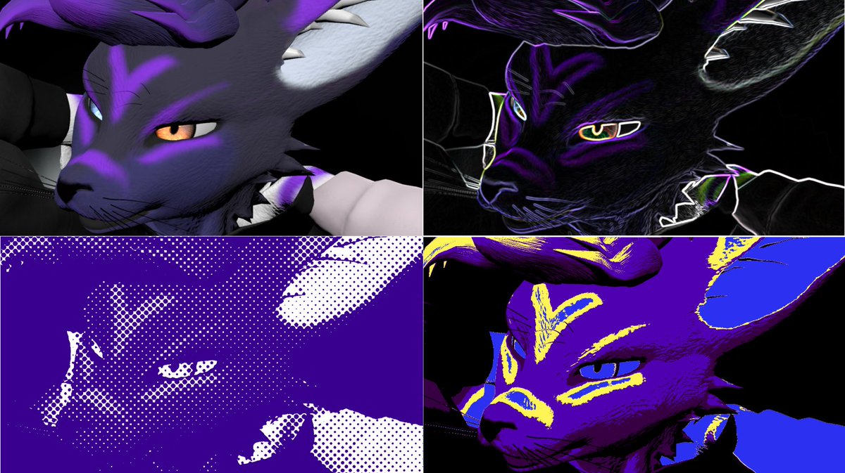 virtualvert's tweet image. Having a little too much fun with Resolve/Fusion and colorspace stuff.