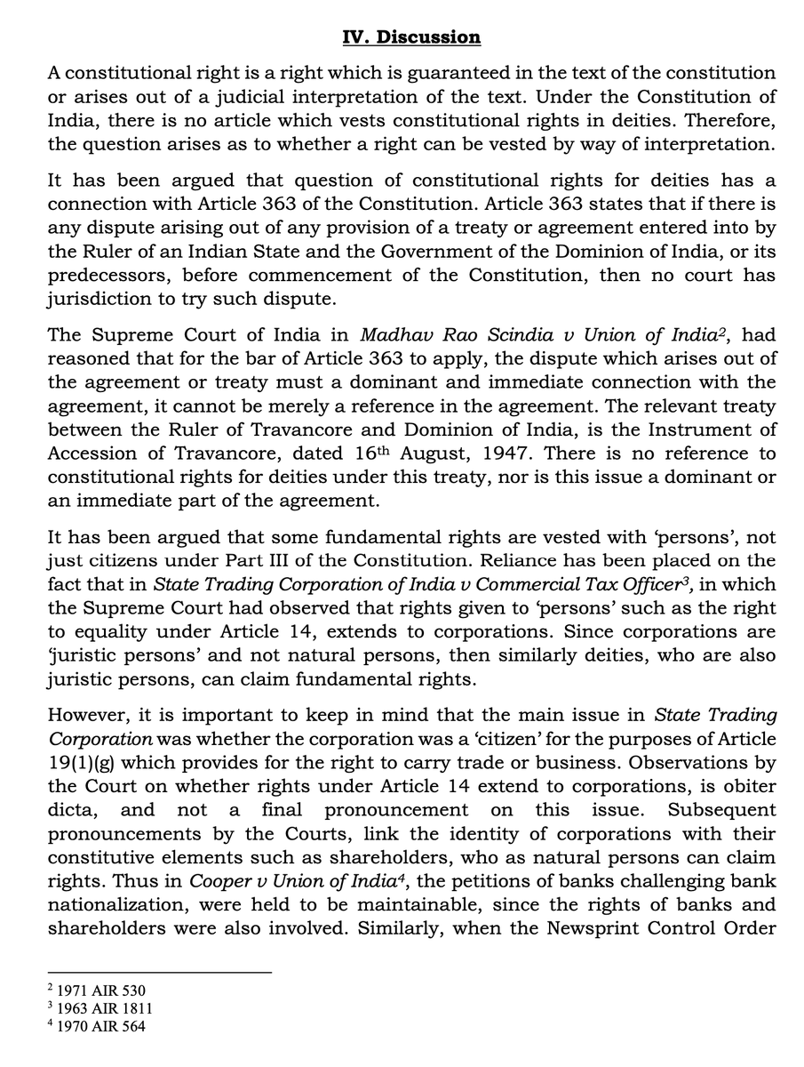 csranga's tweet image. Dear Devotees the judgement in SR No 1 of 2025 has nullified the wrong opinion of officials due to effect of Macaulay and what Hon&apos;ble PM Shri @narendramodi ji was guided to do through DharmaDwaja ritual that this opinion is now completely done and dusted
x.com/csranga/status…