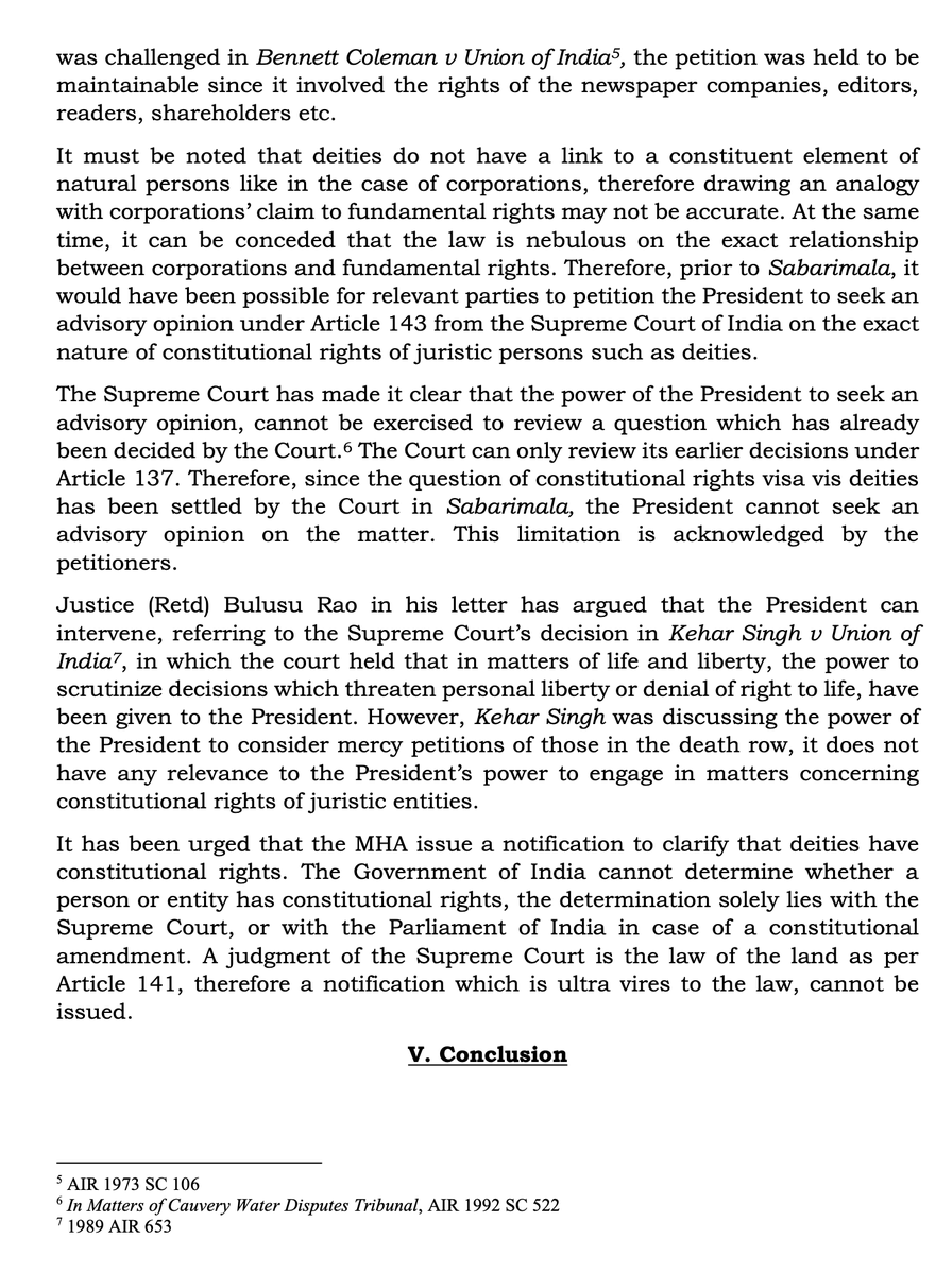 csranga's tweet image. Dear Devotees the judgement in SR No 1 of 2025 has nullified the wrong opinion of officials due to effect of Macaulay and what Hon&apos;ble PM Shri @narendramodi ji was guided to do through DharmaDwaja ritual that this opinion is now completely done and dusted
x.com/csranga/status…