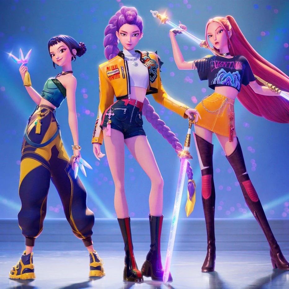 baemonsbase's tweet image. BABYMONSTER’s Rora, Ahyeon and Pharita will perform K-Pop Demon Hunters ‘Golden’ at the MAMA Awards.