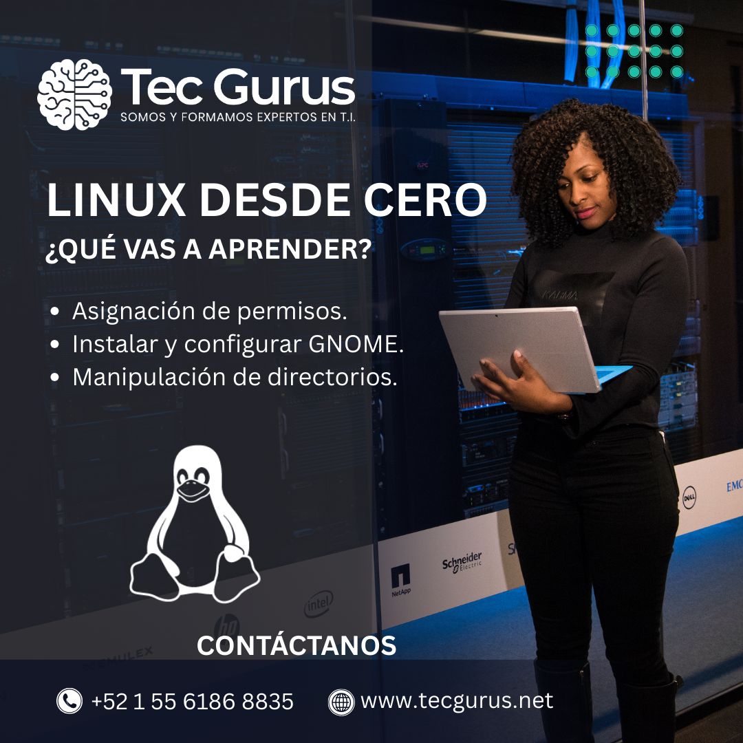 tecgurusnet's tweet image. 🚀 ¡Últimos lugares para Linux Desde Cero!
Aprende a administrar servidores, gestionar permisos y dominar la terminal paso a paso.
Iniciamos el 29 de noviembre de 9 am a 2 pm ⏰
👉 Más info: buff.ly/77sSoax