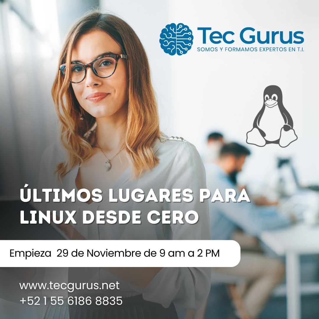 tecgurusnet's tweet image. ¿Quieres dar el salto a sistemas y servidores? 🐧
En nuestro curso Linux Desde Cero verás permisos, GNOME, directorios y buenas prácticas para entornos reales.
Clases en línea, en vivo con instructor 👨🏫
Ver más aquí 👉 tecgurus.net/cursos/linux-d…