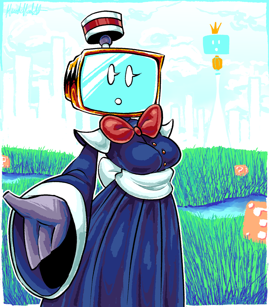 Huddled_Up's tweet image. i found a brush i really like so i drew her again