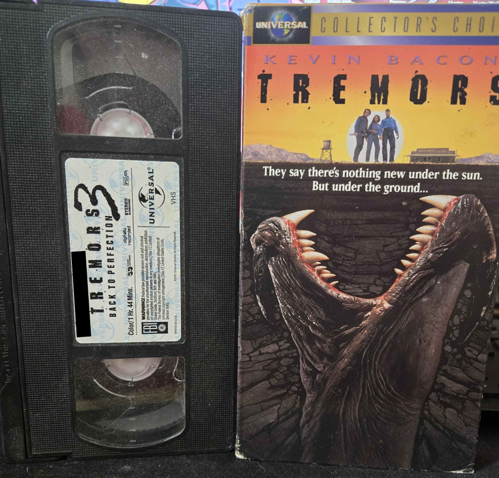 Found some of my old Tremors movies in my dad's attic today! Not something I ever expected to see again lol