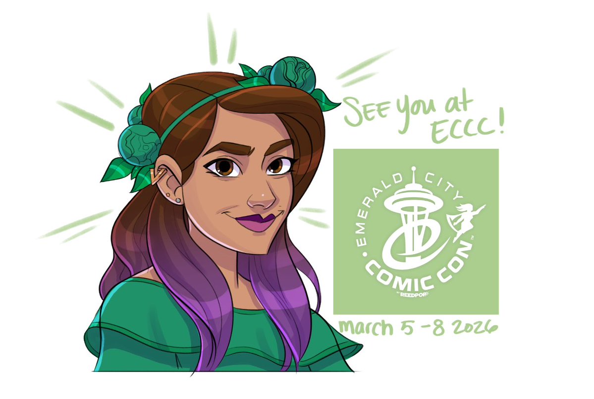 MonicaM_art's tweet image. I’ll be coming back to ECCC’s artist alley next year! 💚

Very excited to get this chance again, I had the best time in 2022. 

#eccc2026 #eccc #emeraldcitycomicon #artistalley