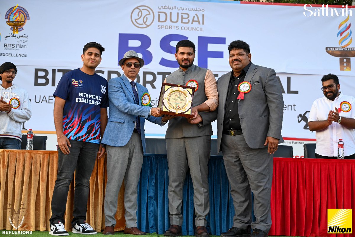 yasasvi_malka's tweet image. Snapshots from BSF 2025 at BITS Pilani Dubai.
A great display of sportsmanship and talent across all events.