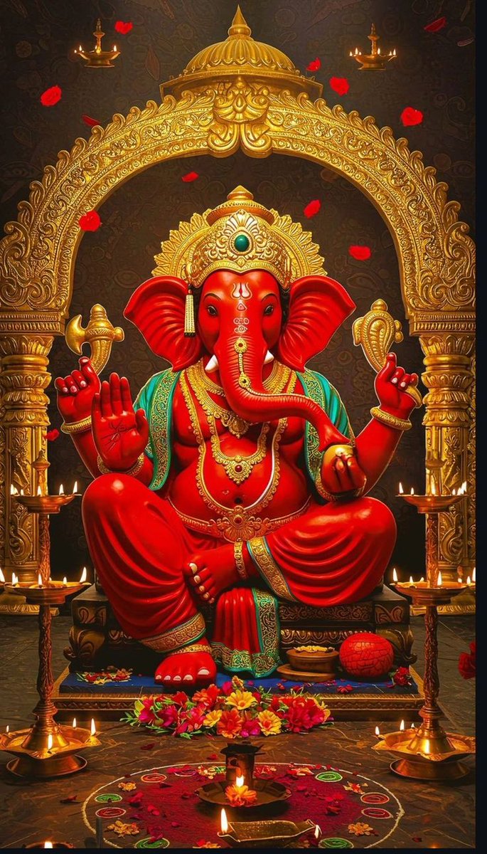 itrishapandey's tweet image. “जहाँ श्री गणेश होते हैं वहाँ शुरुआत नहीं रुकती,
और बाधाएँ रास्ता नहीं—सीढ़ियाँ बन जाती हैं।
विघ्नहर्ता बस साथ हों,
तो किस्मत भी हाथ जोड़कर रास्ता देती है।”
✨ श्री गणेश जी की जय✨🚩

#LordGanesha #Vighnaharta #GanpatiBappaMorya