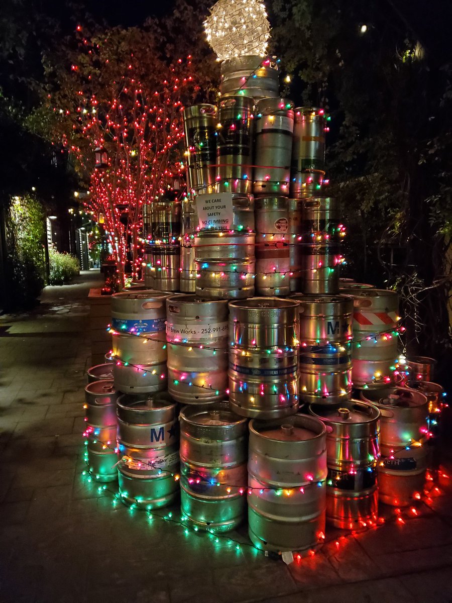 Yeah man the keg tree is back at <a href="/RALBeerGarden/">Raleigh Beer Garden</a>!