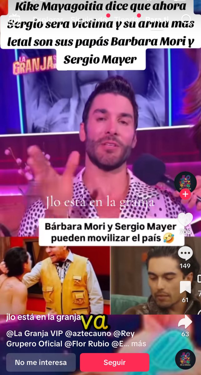 valeriaaa932's tweet photo. Que crees @kike_mayagoitia  que barbara no se ah pronunciado y que los que apoyamos a Sergio fue desde el día uno que entró y por qué no @SergioMayerb tanto que lo mencionas por qué eres cobarde no le ganaste a Sergio y menos al papá #lagrajavip https://t.co/KdImEntaCQ