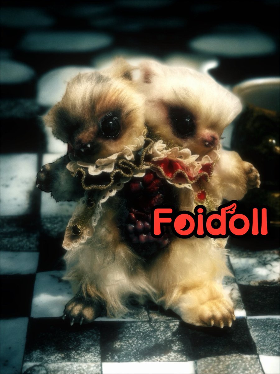 久しぶりに召喚🧛‍♀️🪄✨
双頭うさぎ🐰🐰❤️🖤
販売品ではありません☝️⭐️
来年からはまた
このような大きいドールも
イベント販売します。

#artdoll
#ぬいぐるみ
#アートドール
#ホラードール