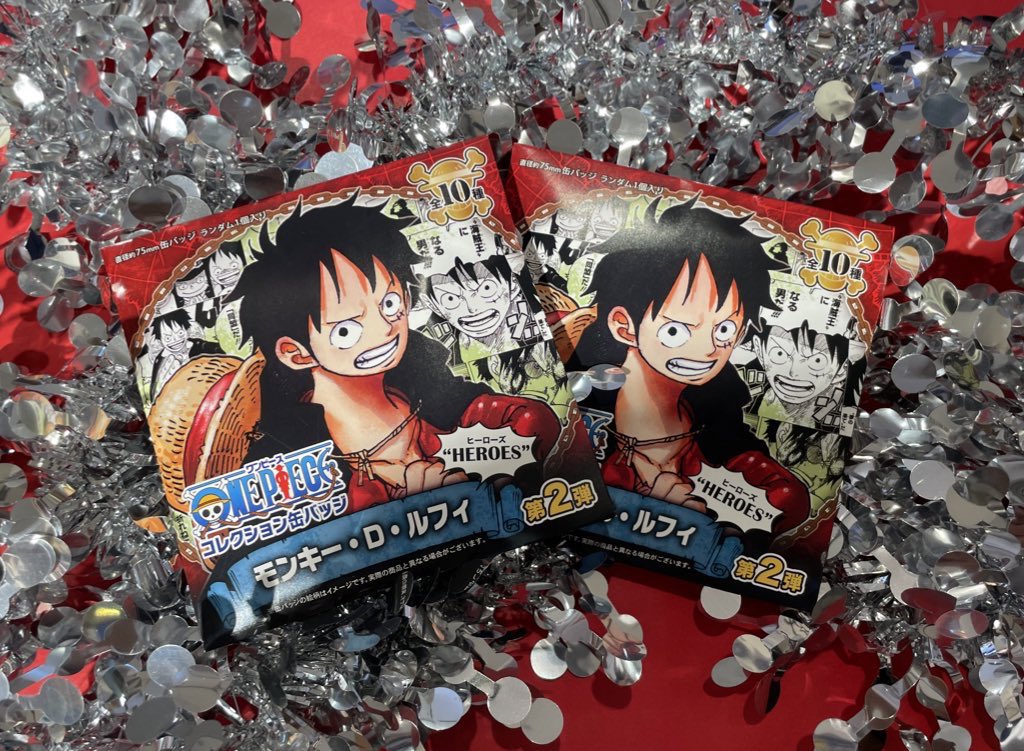 おすすめ】原画商品 コレクション缶バッジ“HEROES” モンキー・D