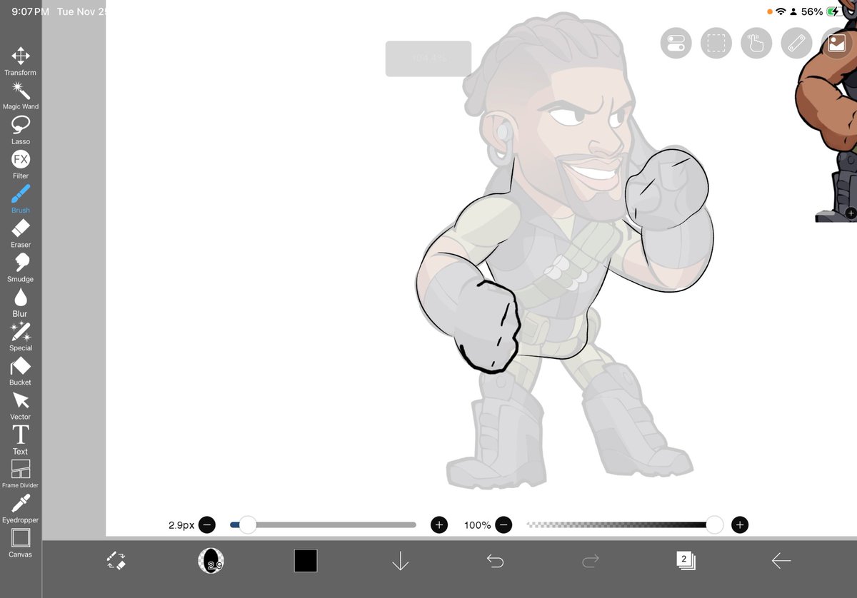 sato_kisu's tweet photo. @ElBrandonZ thanks for helping with the hands on here it’s my first time editing it
#spriteediting #BrawlhallaArt https://t.co/DUYVmSvH5q