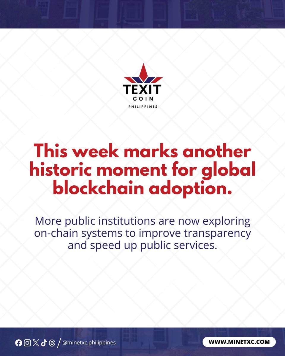 MinetxcPH2025's tweet image. Real progress feels good.

As blockchain moves into more real-world systems, the future gets clearer for everyone building early.

#FeelGoodFriday #BlockchainProgress #TXCMilestones