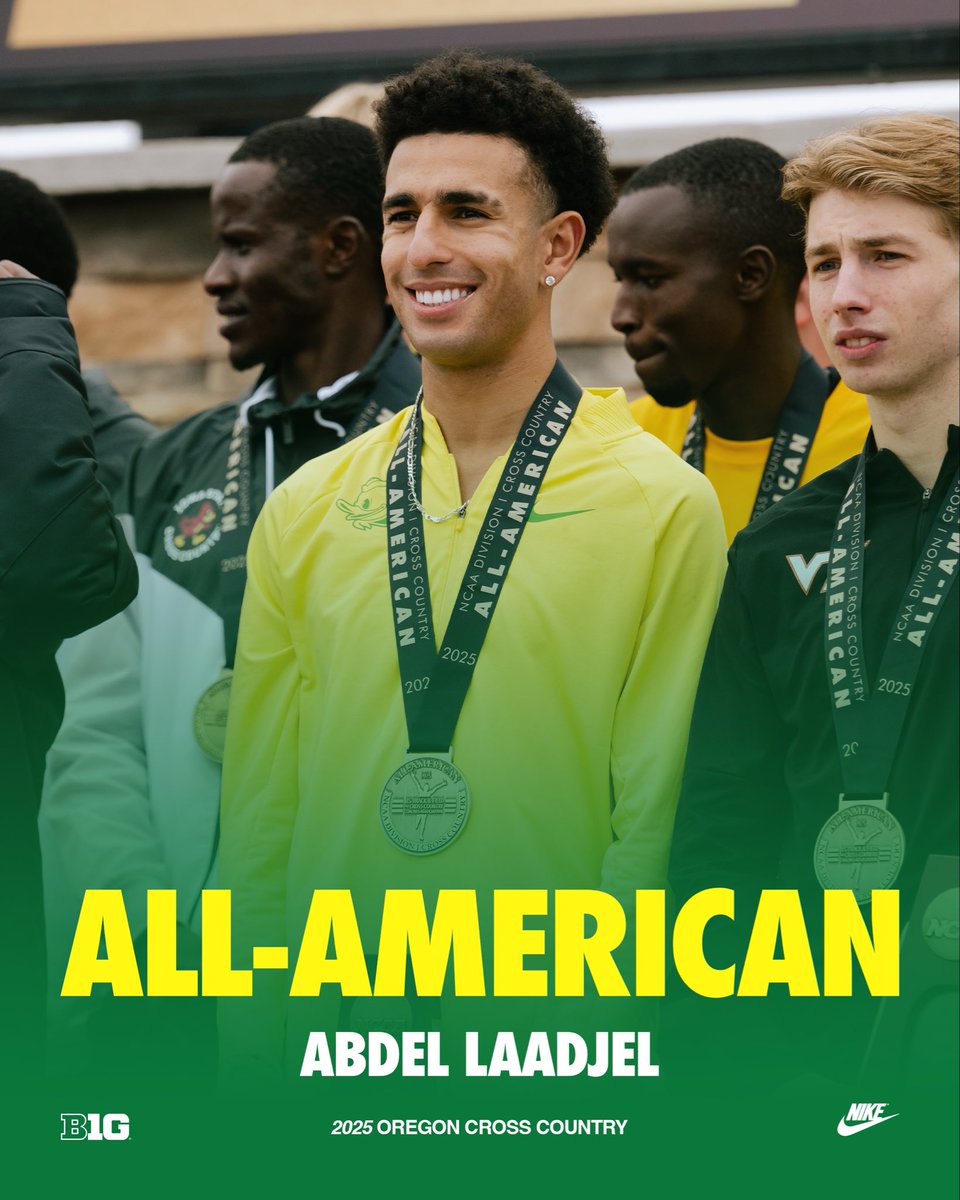 OregonTF's tweet image. The men earn three All-American honors at the national meet. #GoDucks