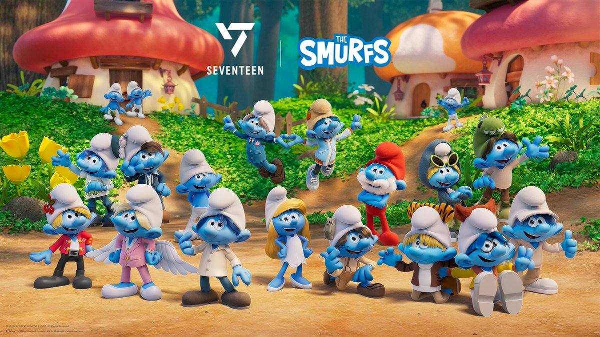 Kpop_Herald's tweet photo. .@pledis_17 dropped a special music video for “God of Music” in collaboration with @SmurfsMovie. The video blends footage from the original Budapest-shot MV with #Smurf characters, including Papa Smurf and Smurfette, dancing alongside #SEVENTEEN and a new Smurf inspired by the group. The collaboration celebrates friendship and joy, coinciding with both the song’s release date and the Smurfs’ birthday on Oct. 23.
#SEVENTEEN #GODOFMUSIC #SMURFS #SVT #SVTxSMURFS