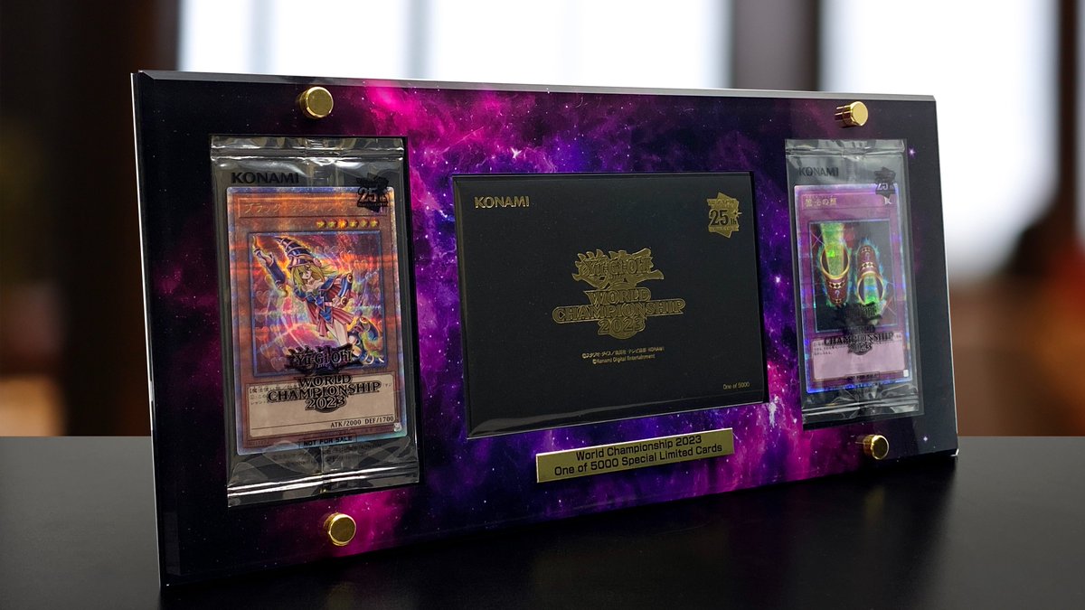 遊戯王 wcs2023で配布されたブラックマジシャンガール25th向け