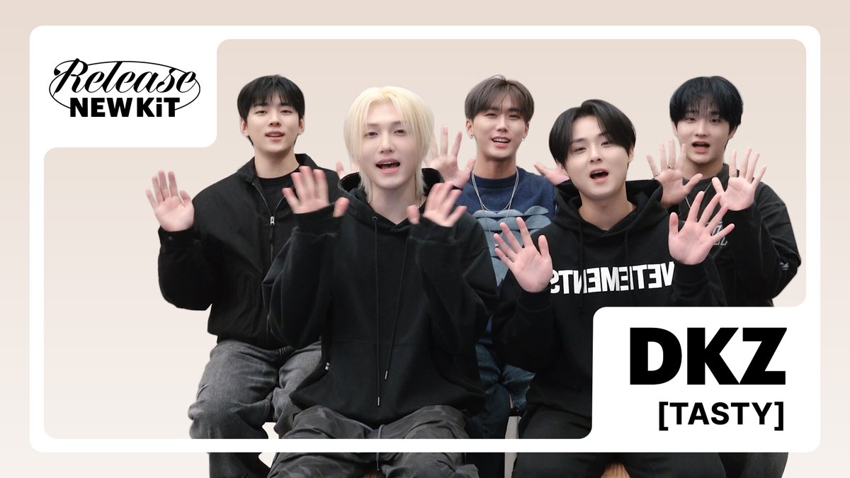 📺 [NEW KiT] DKZ 3rd Mini Album ′TASTY′ 키트앨범 발매기념 인사 영상

더욱 성숙하고 섹시한 매력의 비주얼로 돌아온 DKZ가
세 번째 미니앨범 'TASTY' 키트앨범 발매기념 인사 영상을
아리들에게 보냈습니다 💗

[지금 바로 확인하기]
🔗 youtu.be/6_tBkYf6YEk

#DKZ #디케이지 <a href="/dkz_dy/">DKZ OFFICIAL</a>
#TASTY