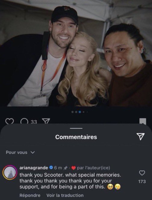 evermorebae's tweet image. &quot;Ariana doesn&apos;t work with him anymore.&quot;

Mind you, she thanked Scooter just a few months ago for Wicked + he&apos;s a major stake holder in her flop makeup brand.