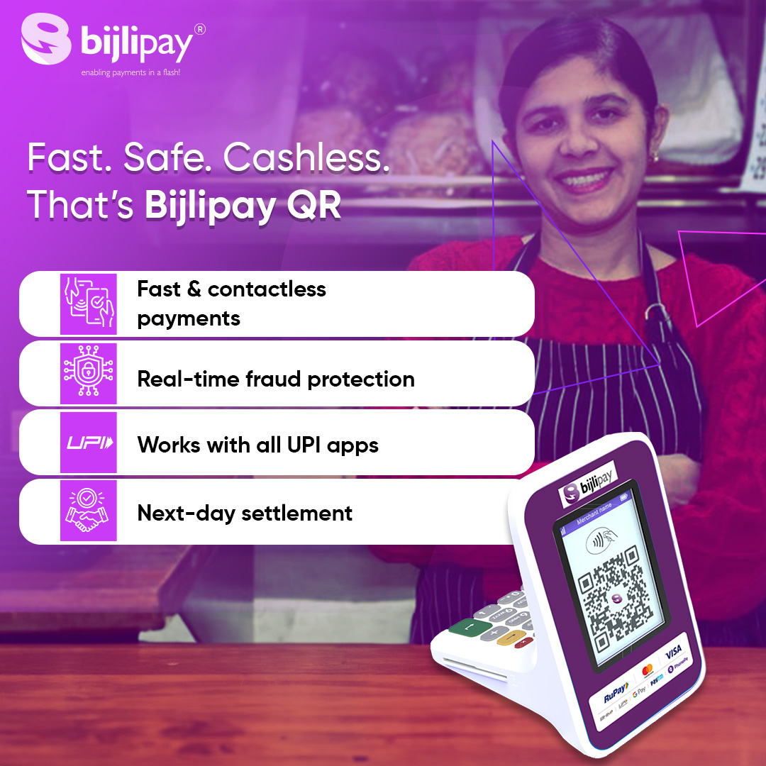 bijlipayindia's tweet image. Power your business with QR payments that are quick, secure and hassle-free,  built for today’s customers and tomorrow’s growth.

Get started with Bijlipay QR today.

#Bijlipay #POS #POSSolutions #DigitalPayments #DigitalPaymentSolutions #QRScanner