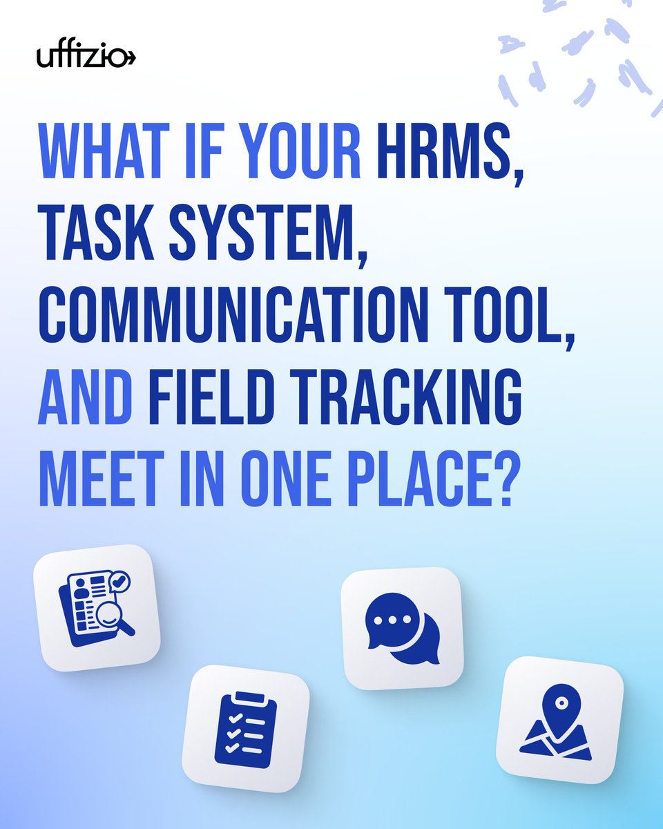 UffizioIOTech's tweet photo. Your field team works hard every day.
So why not give them a system that supports them even better? TaskEye connects everything, your HRMS, task updates, communication, and field tracking.

#UffizioIOTech #IOT #FieldServiceManagement #FSM #CRM #TaskEye #b2bmarketing #HRMS #SaaS https://t.co/LsuErXaooj