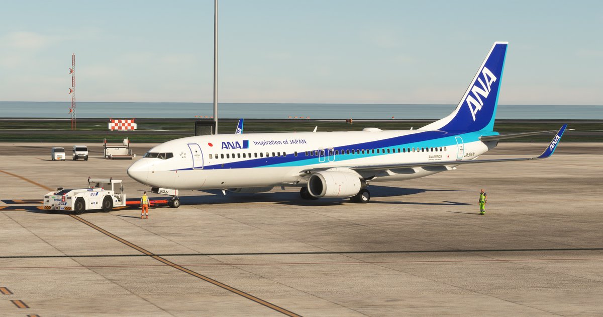 GSJPINFO's tweet photo. [#GSJP Profile/Article Update]
**karuchieさん 羽田(RJTT) v1.4.2+用**
*変更*
- East Cargo AreaにSlant PB追加※
- SPOT 82・509・47〜48(元406〜409)の駐機位置調整※
- GSE配置調整
- エンジン始動通話追加
- 各種バグ修正

※詳細は記事内

https://t.co/YoAaqIK4UG

(FOR FLT SIMULATION ONLY) https://t.co/kgYJbotyMv