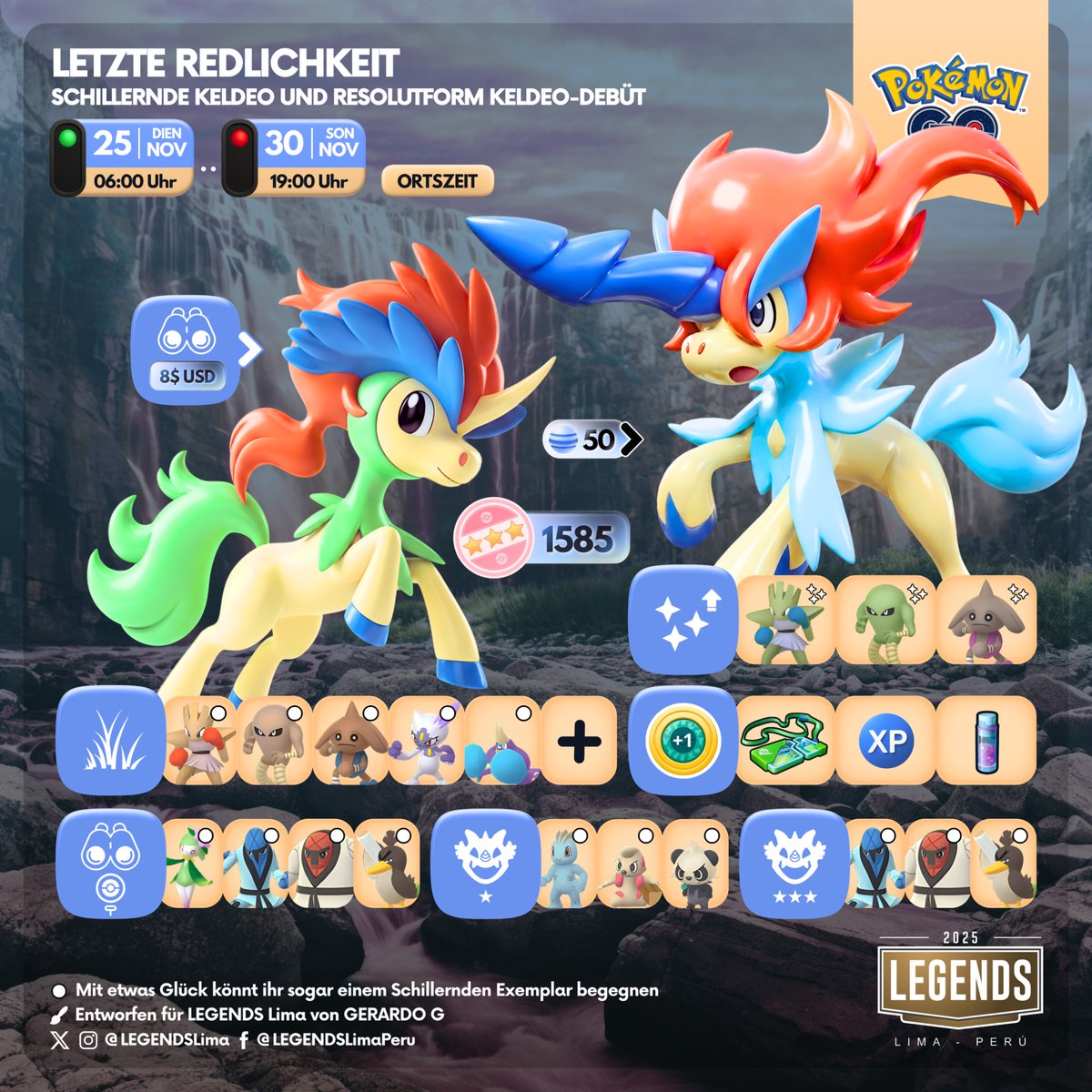 LEGENDSLima's tweet image. 🇬🇧🇪🇸🇩🇪
Final Justice ⚔️
Shiny #Keldeo and Resolute Form #Keldeo Debut 

#PokémonGO #PokemonGOApp