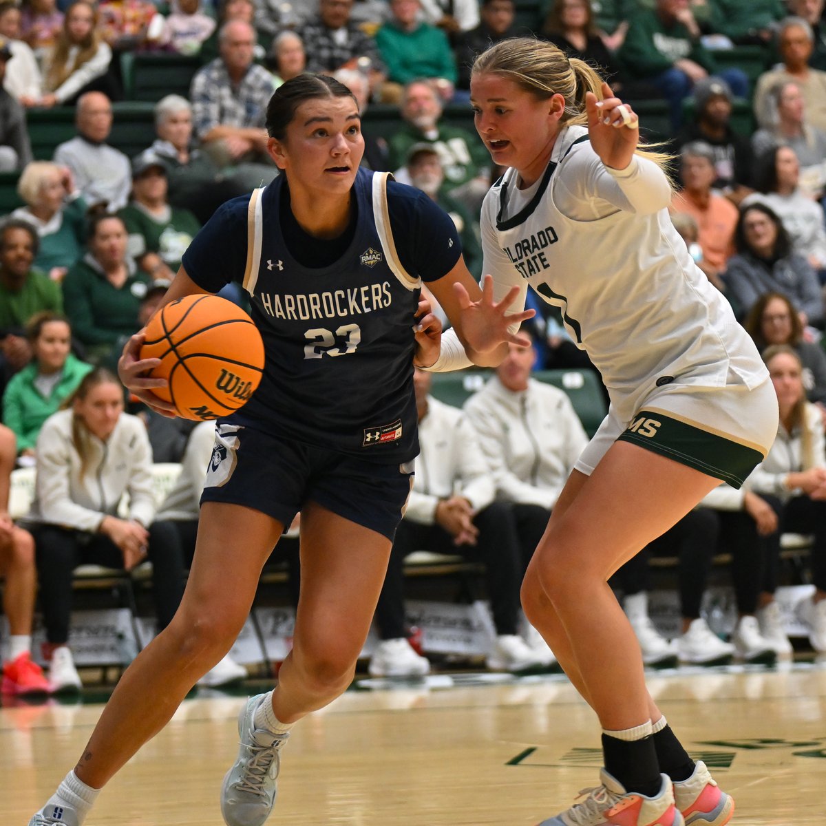 HardrockerWBB's tweet image. 📸 from the first half in Fort Collins!

#TheHardrockLife