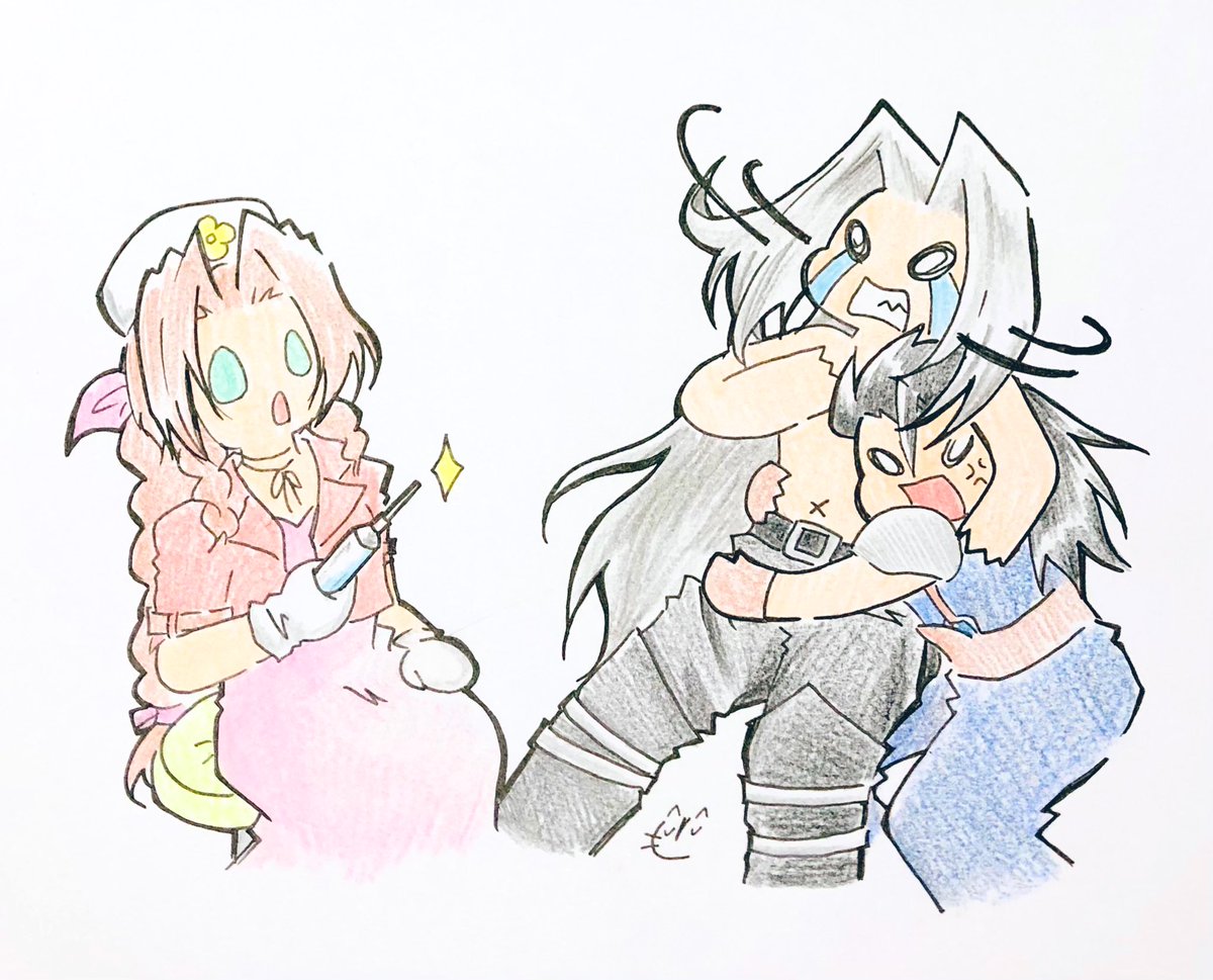 【えいゆうの よぼうせっしゅ】
-The hero hates needles-
#セフィロス #FF7