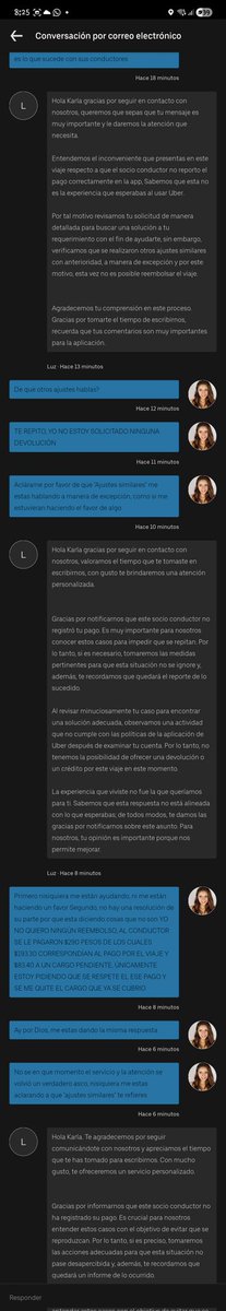 daniela_beste's tweet photo. @Uber_MEX no dan una solución, tenía un adeudo por un pedido de UBER EATS que se cancelo a tiempo y aun así me cobran tarifa de cancelación, solicite un viaje el sábado y se realizó el pago en efectivo al conductor por la cantidad de $290 pesos, el conductor decidió no reportarlo https://t.co/4XN4NPvoWh