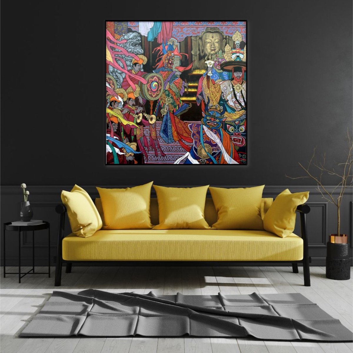 AddictedGallery's tweet image. 心如工畫師，畫種種五陰 | &quot;The mind is like a skilled painter, creating all kinds of worlds.” ~ Avataṃsaka Sūtra
Get Your Art Fix!
&quot;All Honor To Buddha&quot; by Zu Ming Ho, 2007 bit.ly/2utqFvz
#contemporaryart #YunnanSchoolOfArt #sprituality #philosophy #buddhism #artgallery