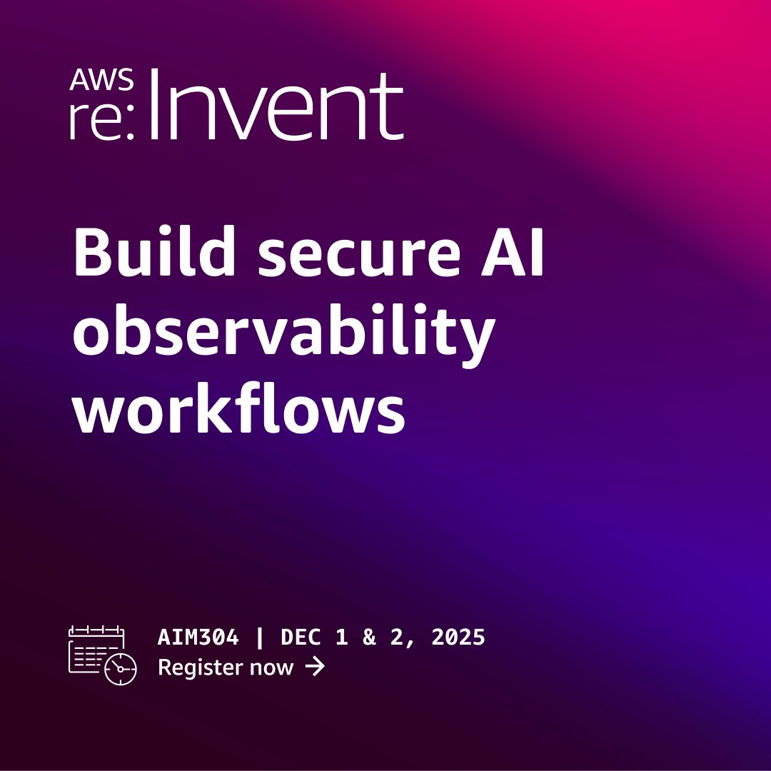 awsmarketplace's tweet image. Streamline your observability workflows with AI agents that respond to anomalies automatically.

Discover how to create AI agents that detect anomalies &amp;amp; take automated actions using AWS Marketplace solutions. Learn to integrate generative AI models while keeping your competitive…