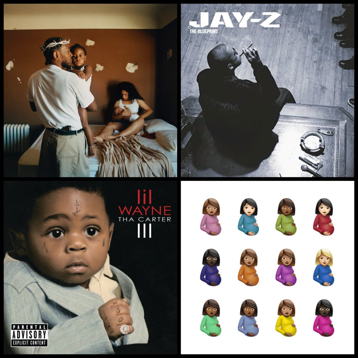 RayRapOpinions's tweet image. Delete one of these albums