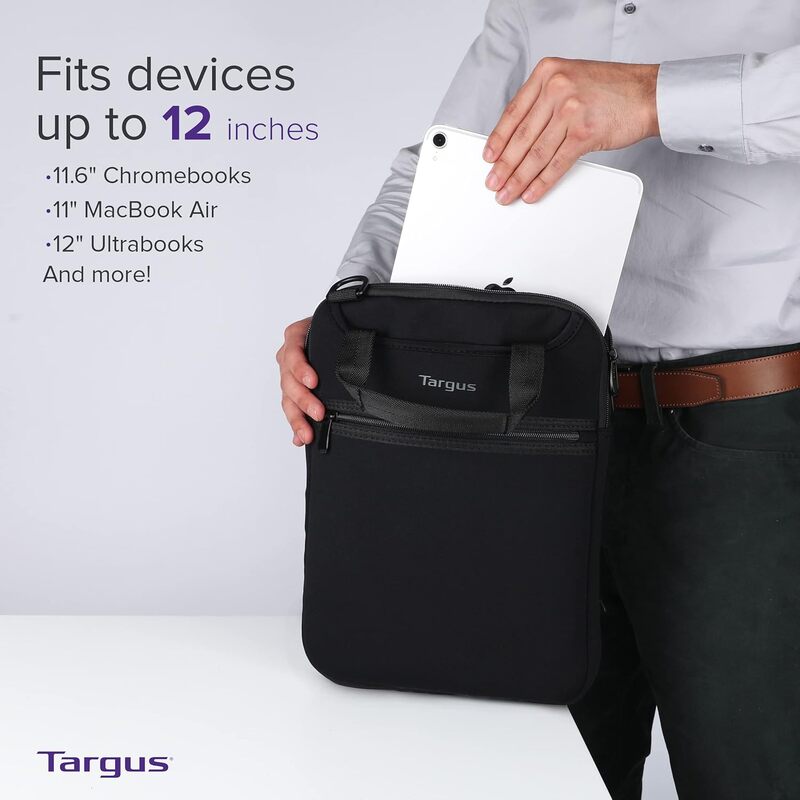 RefreshStores's tweet image. Targus 12&quot; Vertical Sleeve Tablet Bag TSS912 with Hide Away Handles
refreshcomputers.net/product/targus…
