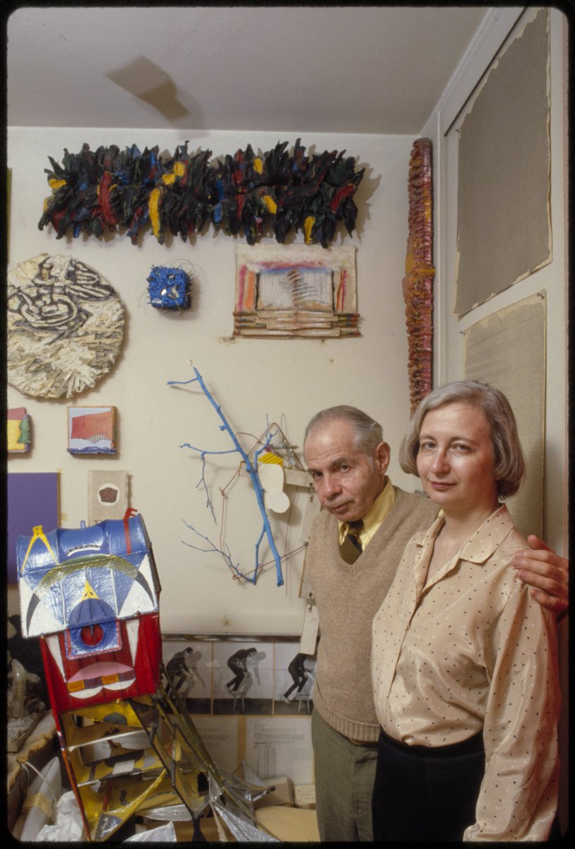 ngadc's tweet image. They weren&apos;t wealthy. They lived modestly. But together, this working-class couple collected over 4,000 works of art, leaving a national legacy. #Thread 👇
