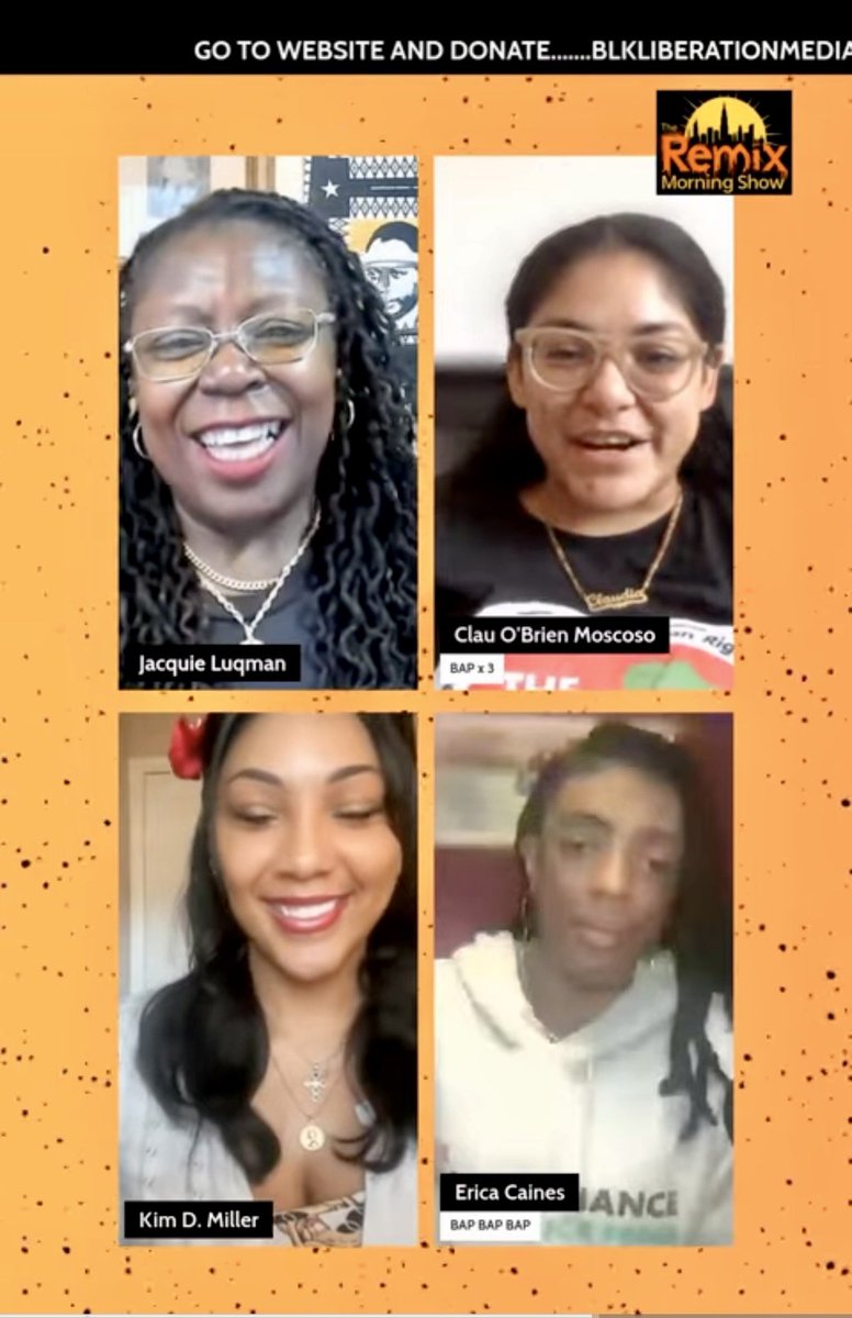 Liberation_Blk's tweet image. Since a comrade asked, I did an interview on Black Liberation media about Venezuela and Caribbean sovereignty last week. Begins at the 1:23:26 time stamp! Y’all know I will keep it 💯💆🏾‍♀️😌

youtube.com/live/sntibU_U1…