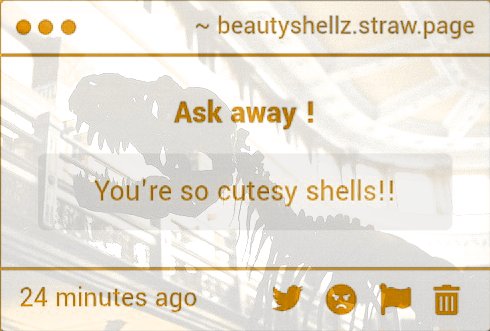 ShellsnFossils's tweet image. 🐚 — AWWWEE THSNK YOU.. But am I really? I don&apos;t think I am..- sorry self doubt.. is getting to me..