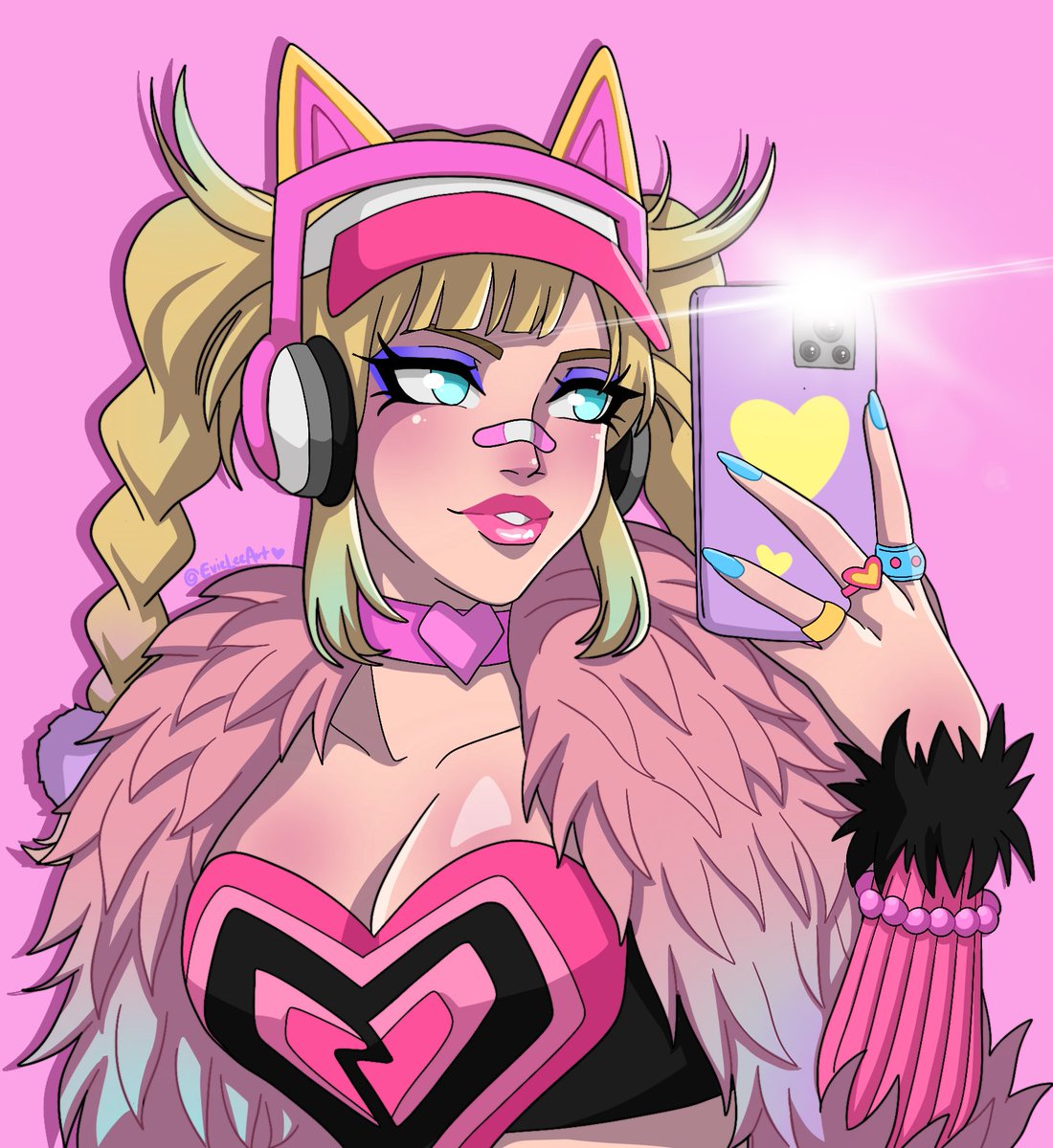 Nephenii's tweet photo. I looooove this skin. #Magik #MarvelRivals #MarvelRivalsfanart #fanart #y2k https://t.co/i5iZVeGLXo
