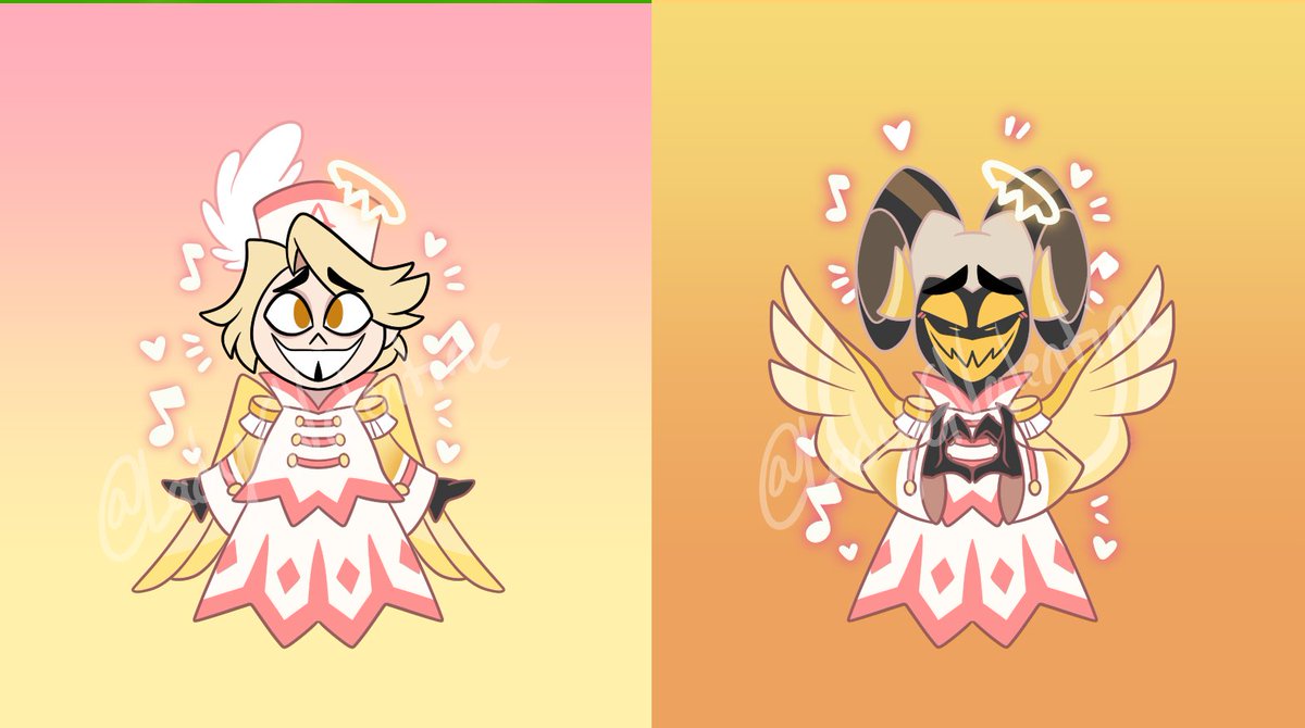 Finished Abel's tamagotchi lenticular design for our upcoming tamagotchi drop! 👀❤️

#HazbinHotel #HazbinHotelAbel